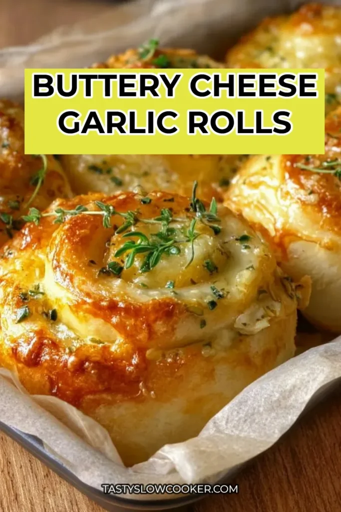 Buttery cheese garlic rolls fresh out of the oven, golden and melted