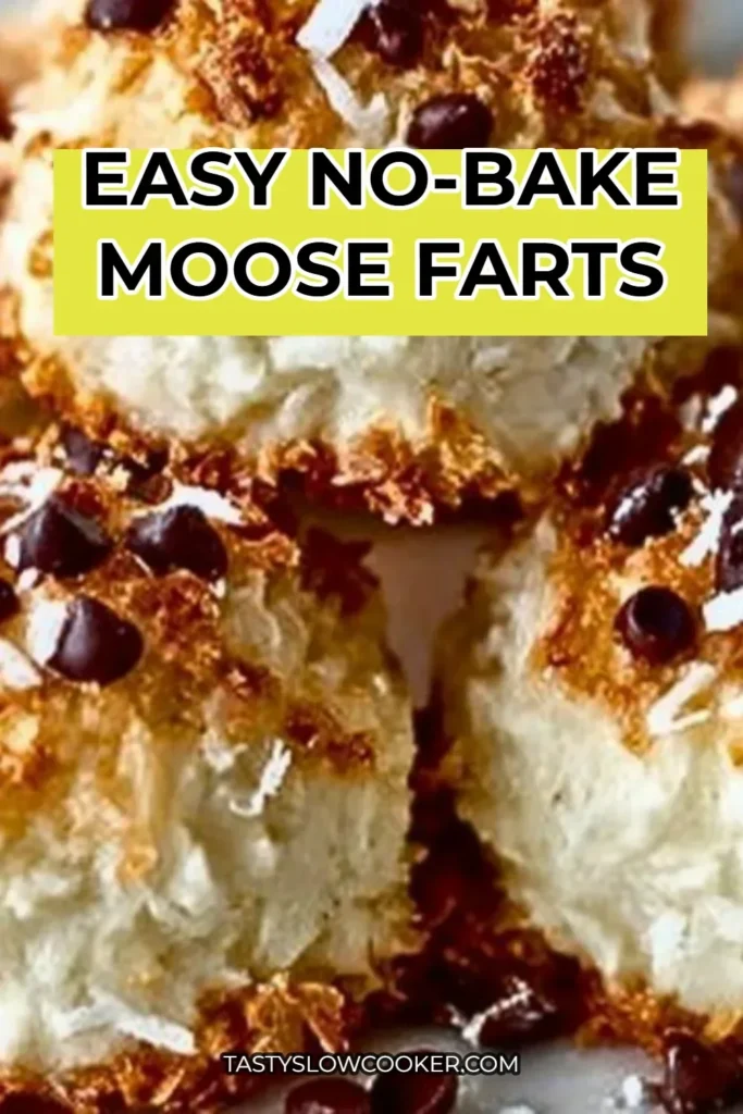 Delicious no-bake Moose Farts dessert ready to serve.