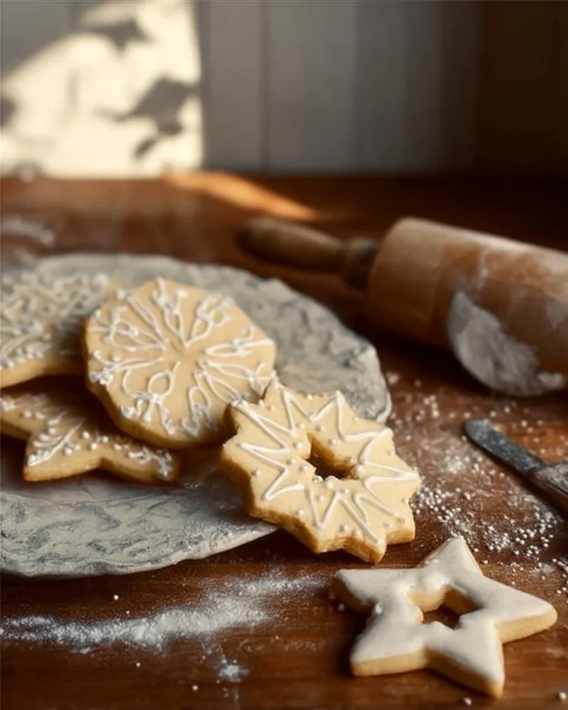 Delicious homemade sugar cookies on a cooling rack