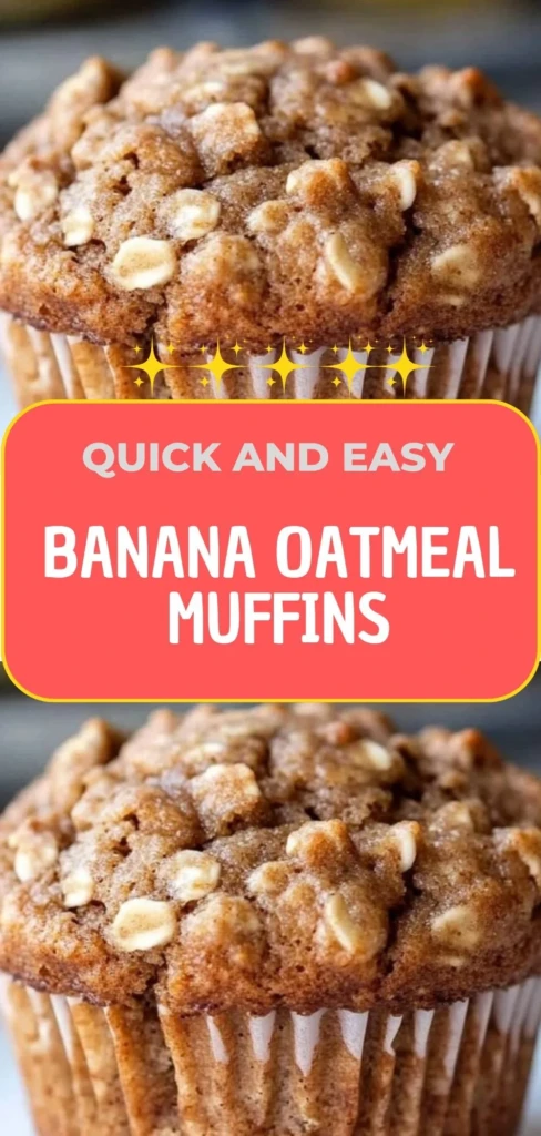 Delicious Banana Oatmeal Muffins on a cooling rack, perfect for breakfast.