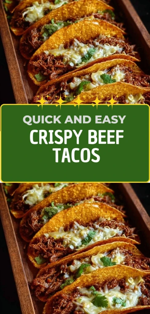 Delicious crispy beef tacos served with fresh toppings