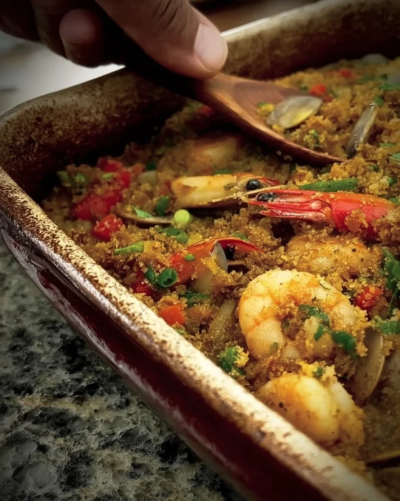 Delicious seafood dressing recipe for enhancing seafood dishes