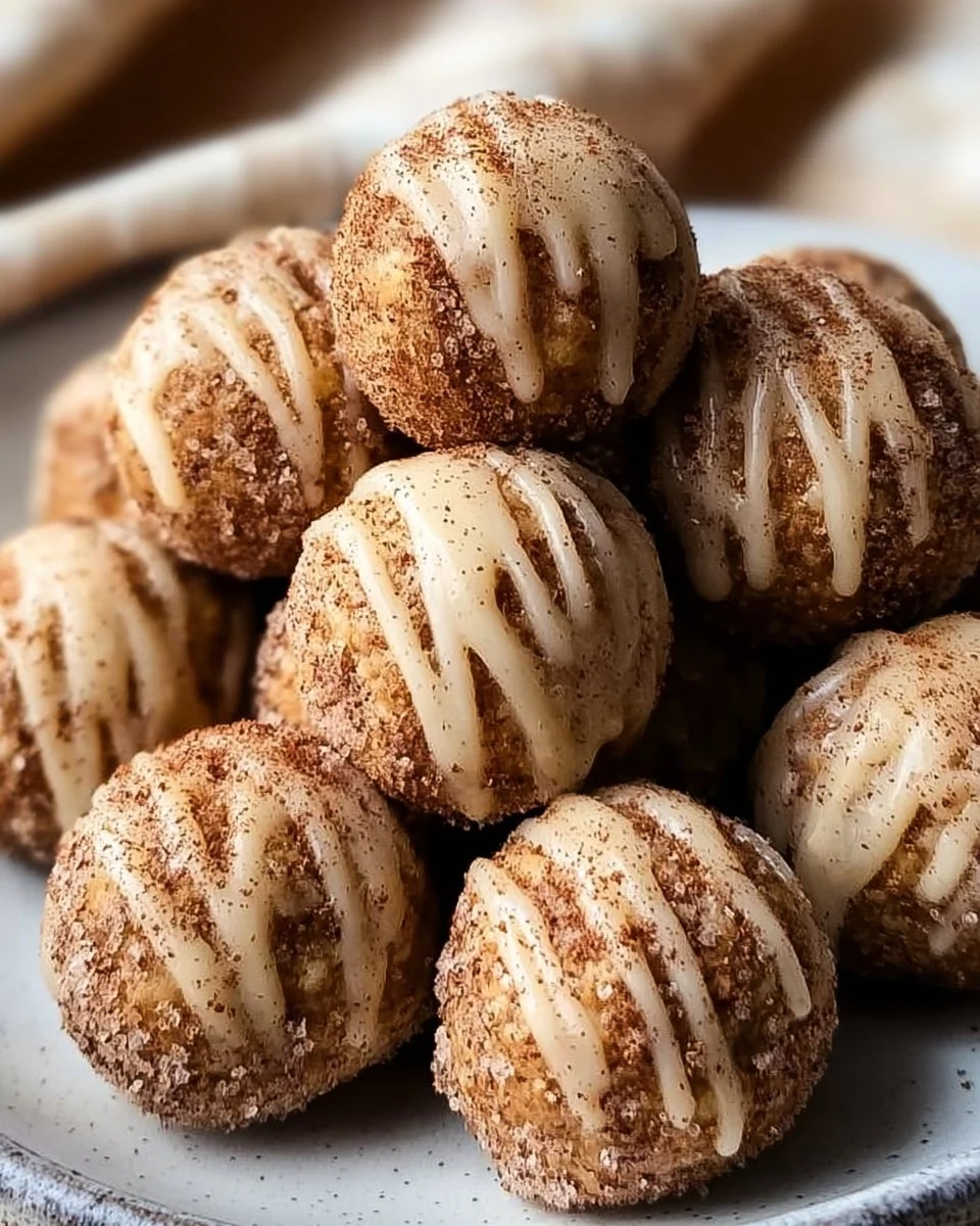 Cinnamon Roll Protein Bites