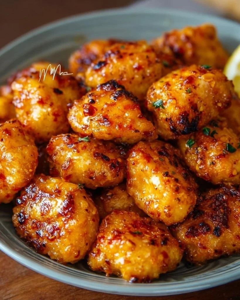 Delicious Cowboy Butter Chicken Bites, buttery and flavorful finger food.