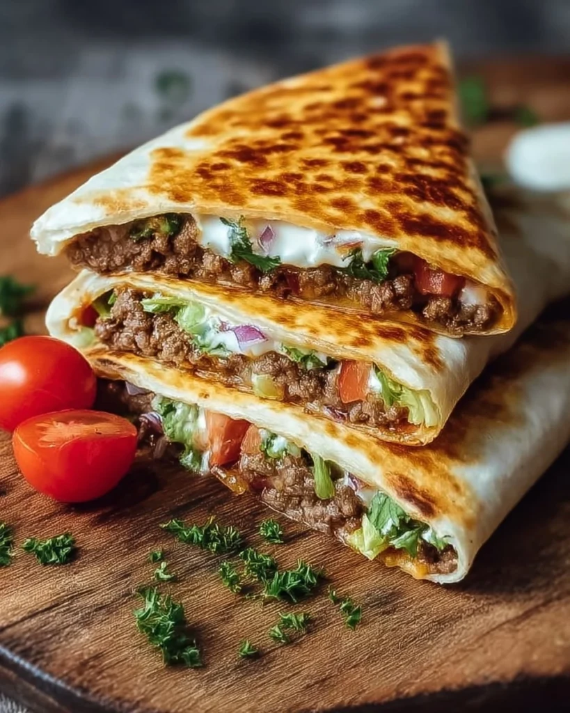 Delicious Keto Crunchwraps recipe for a satisfying low-carb meal.