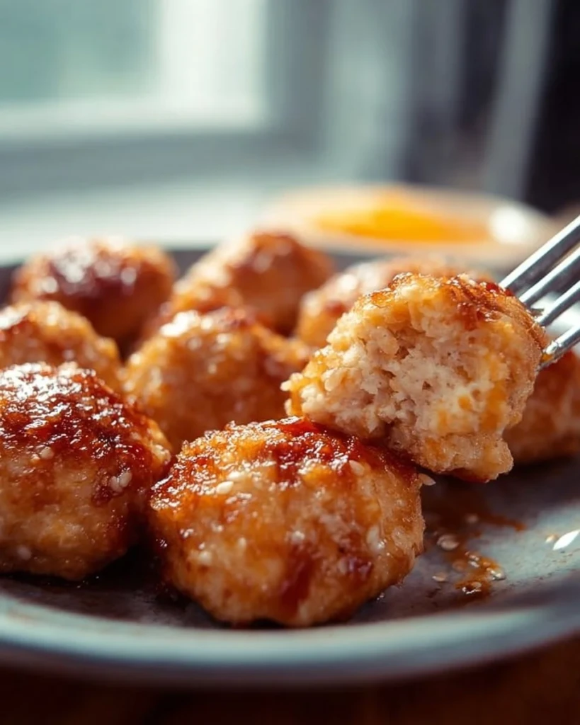 Juicy Ground Chicken Kids Recipe dish served on a plate