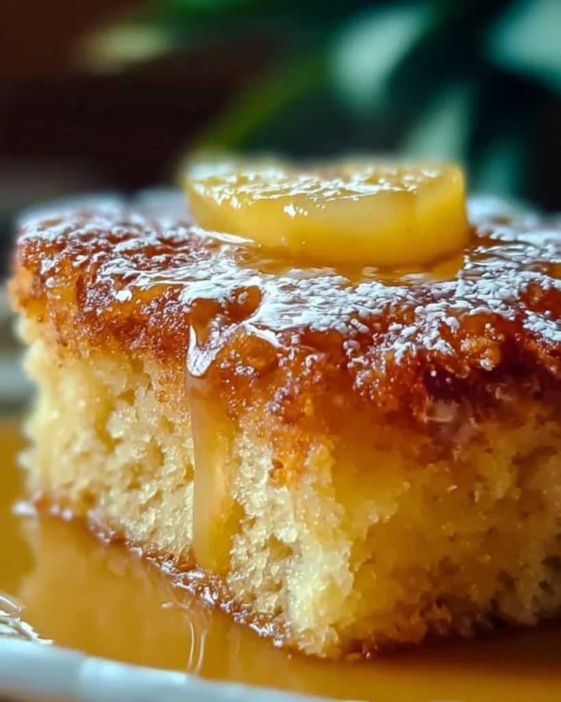 Juicy Pineapple Heaven Cake, a delicious pineapple cake made with fresh ingredients