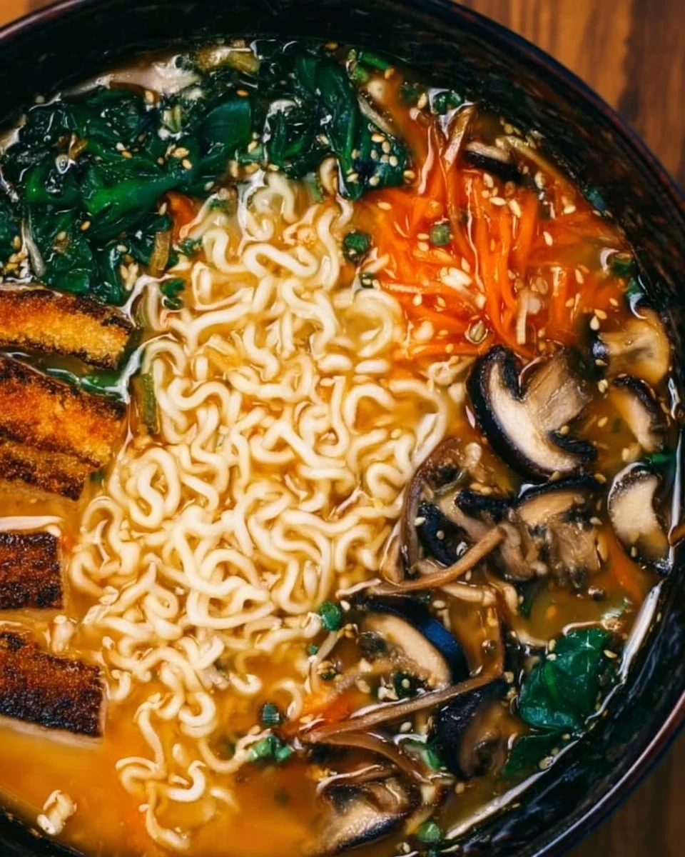 Gordon Ramsay-inspired ramen recipe with crunchy panko topping